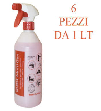 STOCK 6 PEZZI VELUREX Multi Gen Flacone da 750 ML